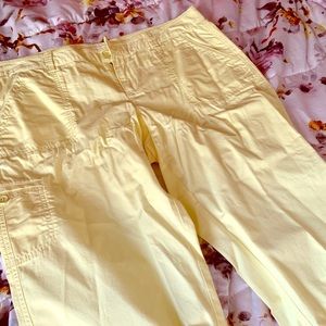 Yellow Pants from Ann Taylor Loft.